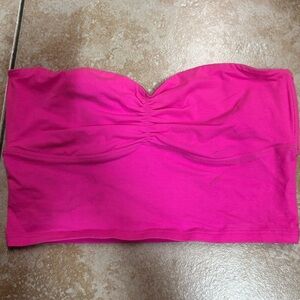 Vintage Pink Victoria's Secret Lace Tube top Bralette with Rhinestone details